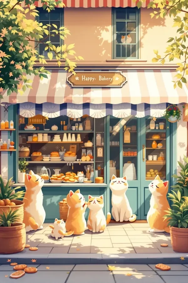 猫咪的面包店 - 免费看影视 猫咪的面包店 - 动漫封面